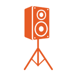 PA Speaker Icon Sound Systems